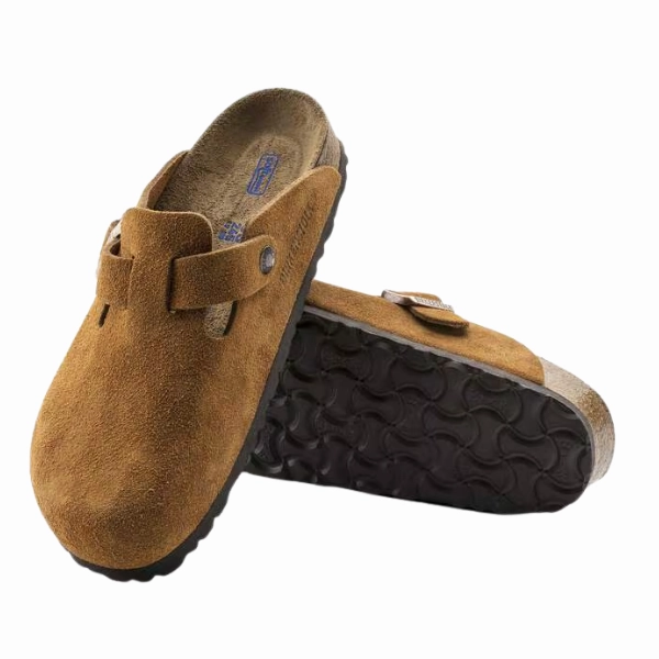 Yao Sandals Birkenstock Men's Boston Soft Footbed Mink