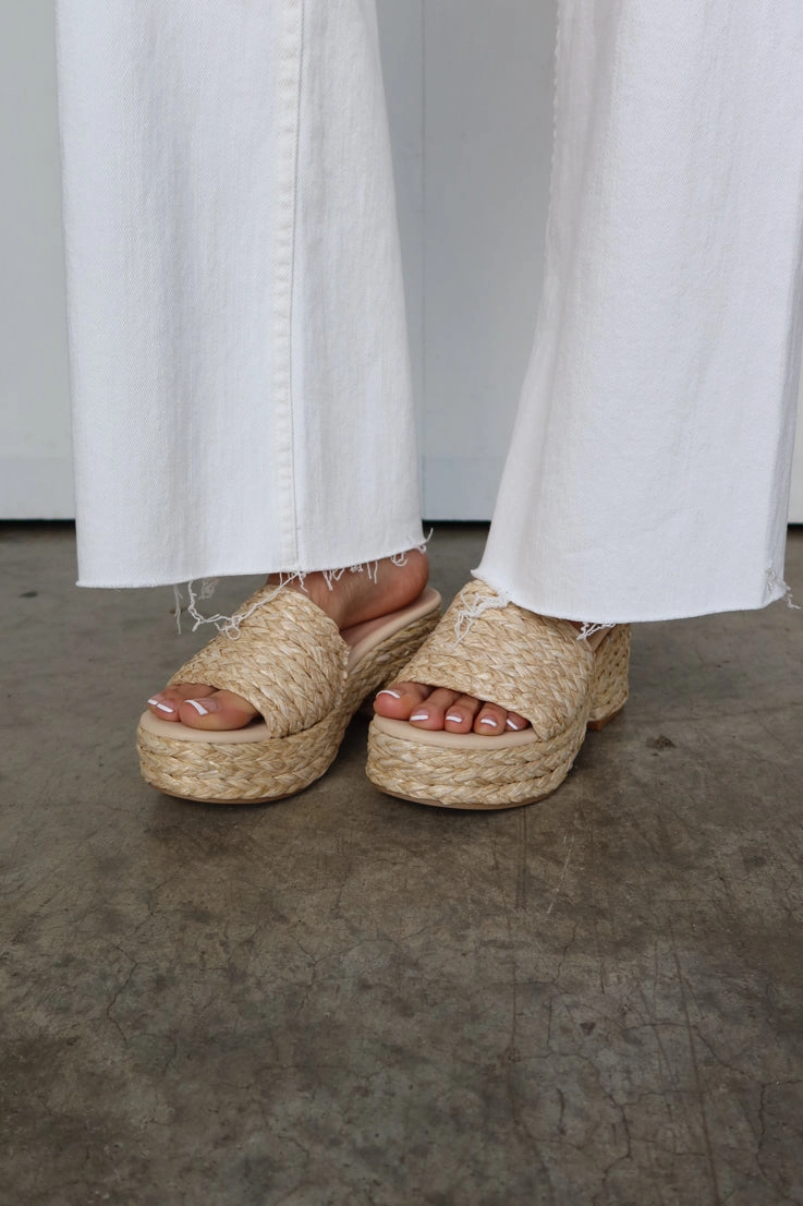 Sunshine Lover Platform Sandals High Heels For Prom