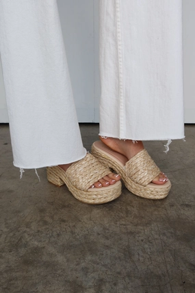 Sunshine Lover Platform Sandals Closed Toe High Heels With Ankle Strap