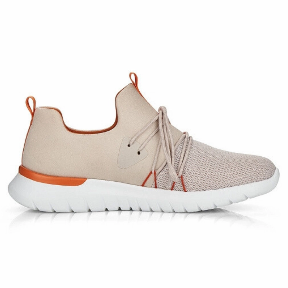 Remonte R5700 Beige Sneaker (Women's) For Walking  Stylish Walking