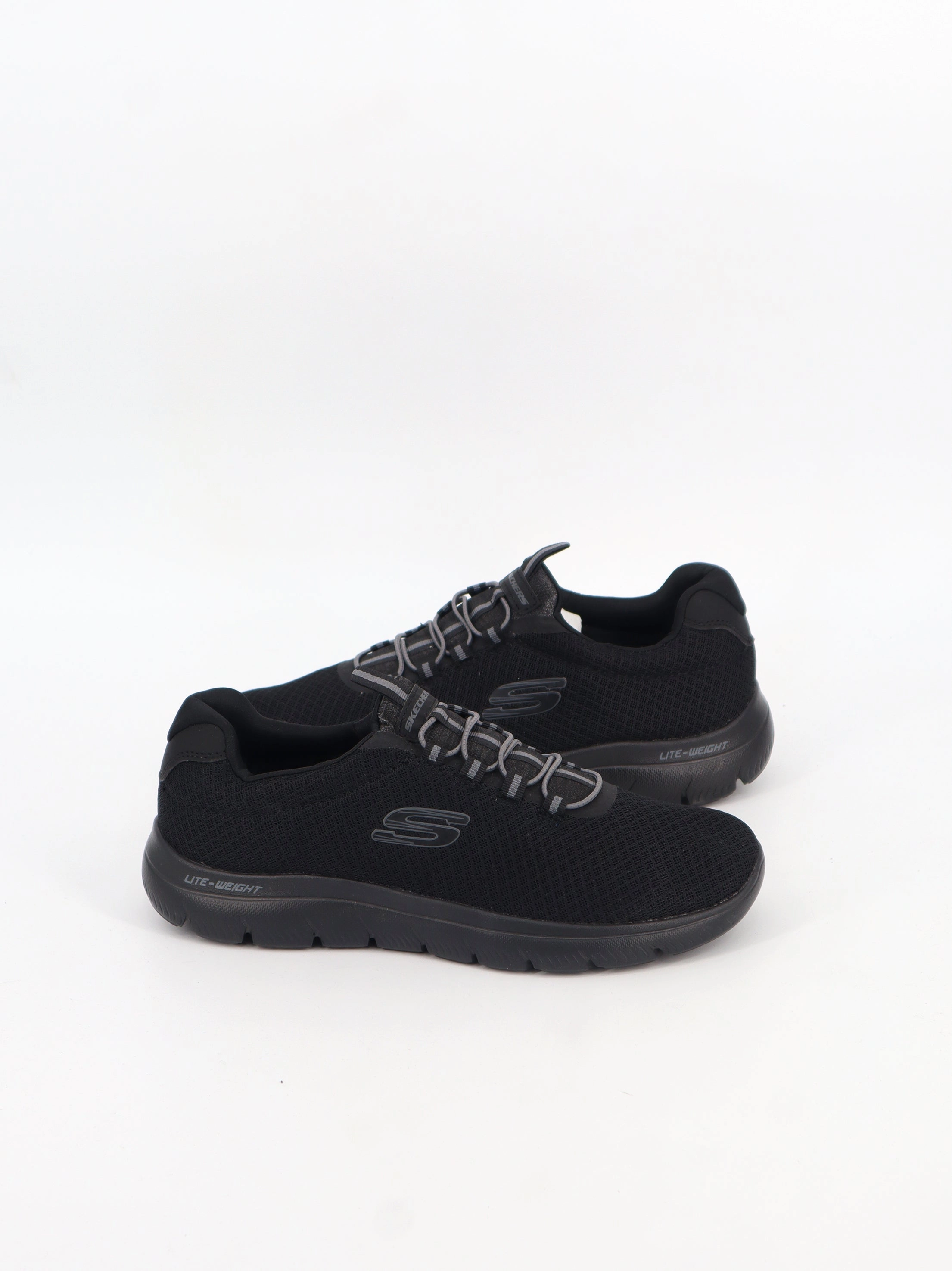 Men's Brand Logo Printed Running Shoes,Black Good Walking Shoes