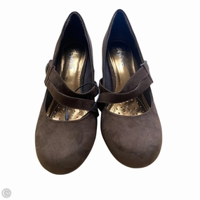 Metal High Heel Shoes Heels Kitten By Clothes Mentor In Brown, Size: 7.5