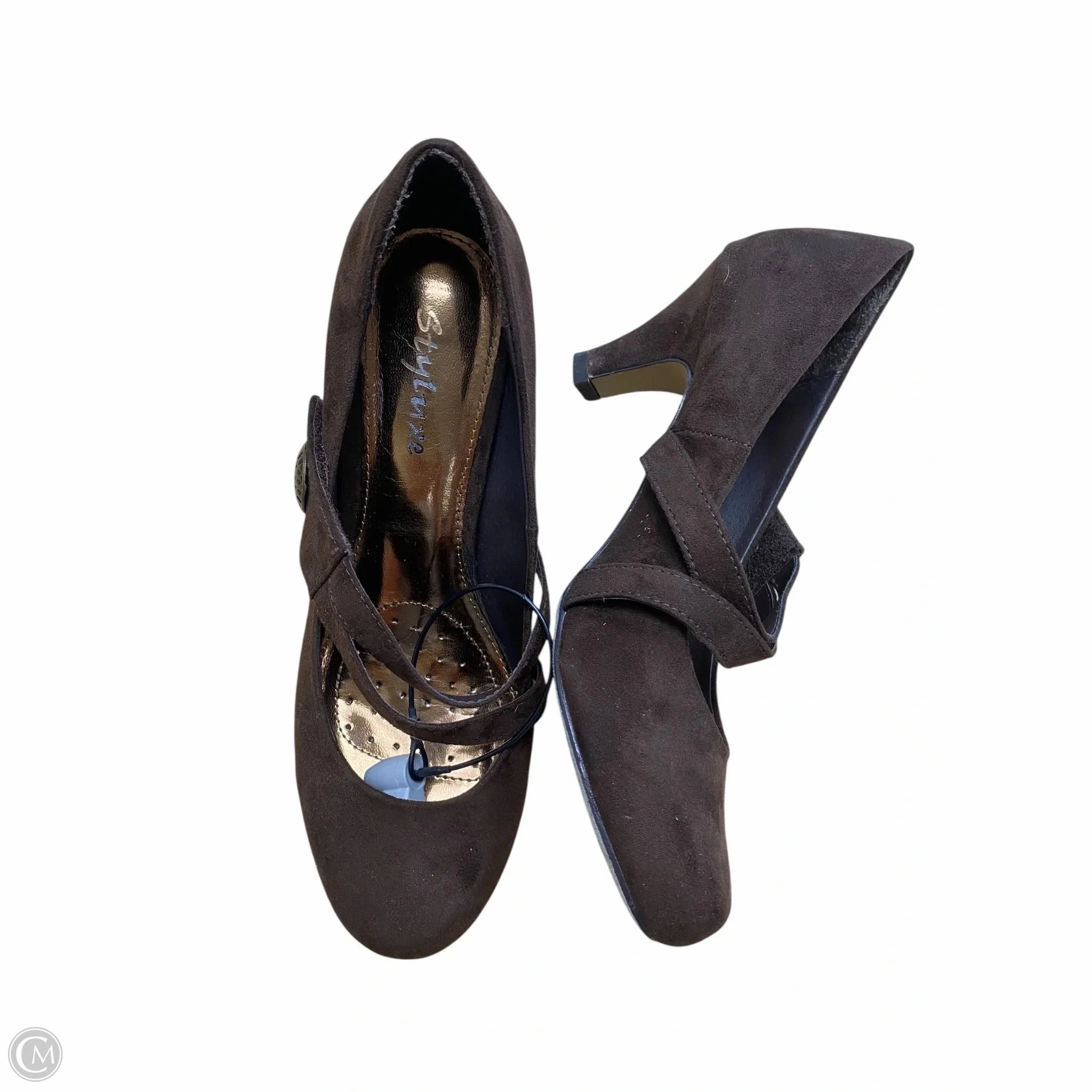 Shoes Heels Kitten By Clothes Mentor In Brown, Size: 7.5 Perfume In The Shape Of Shoe