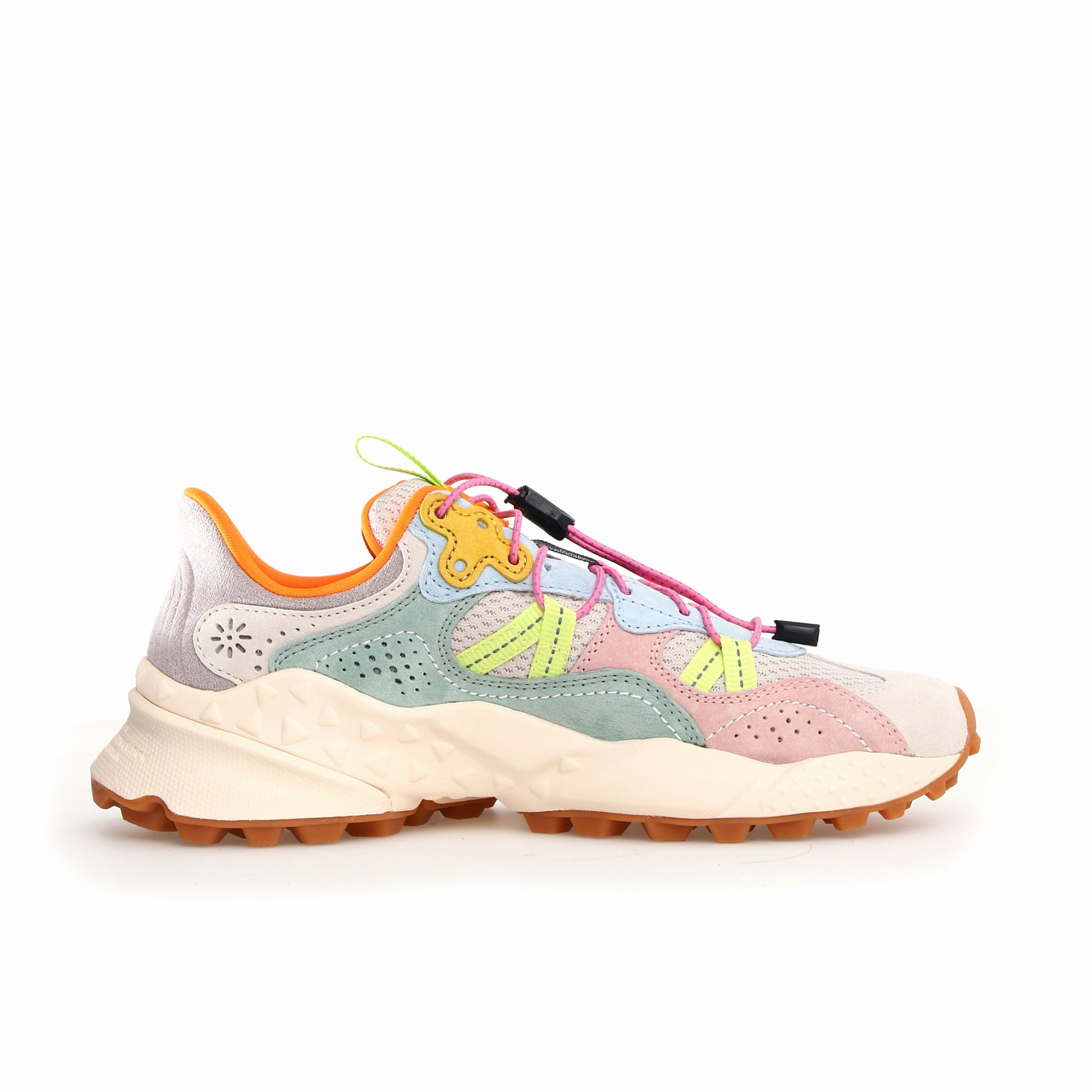 Tiger Hill WOMAN - Suede/Mesh White-Pink-Celeste Lacing Techniques For Hiking Shoes