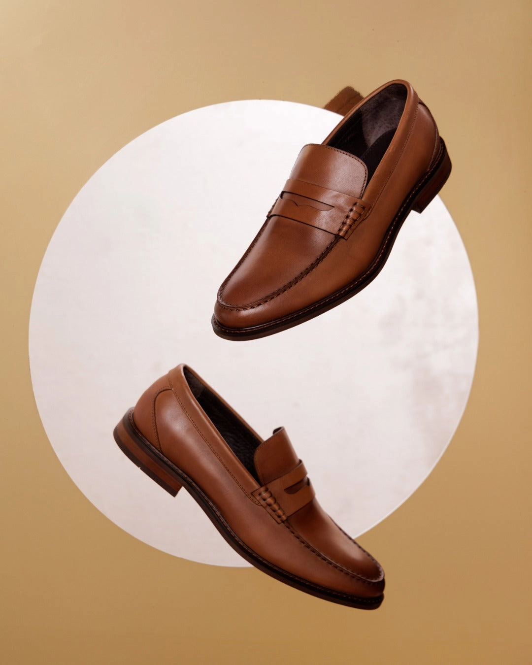 Flat Glock Trigger Shoe Spiro Tan Leather