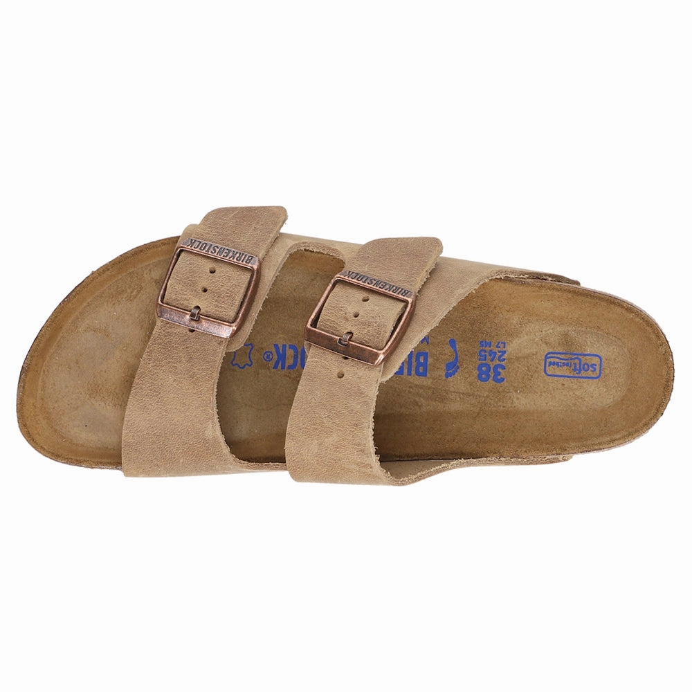 Birkenstock Fresno Arizona Soft Footbed Oiled Leather Sandals