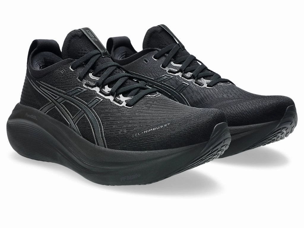 Best Asics Comfortable Shoes Men's ASICS Gel-Nimbus 27 - Black/Graphite Grey