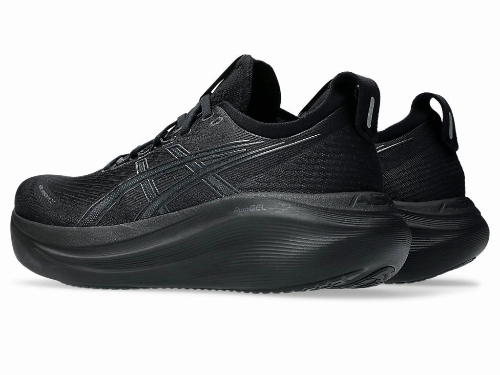 Men's ASICS Gel-Nimbus 27 - Black/Graphite Grey Asics Shoe For Flat Feet
