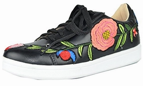 Women's Celine-1 Floral Embroidered Platform Fashion Sneaker Shoes Ward Casual Shoes