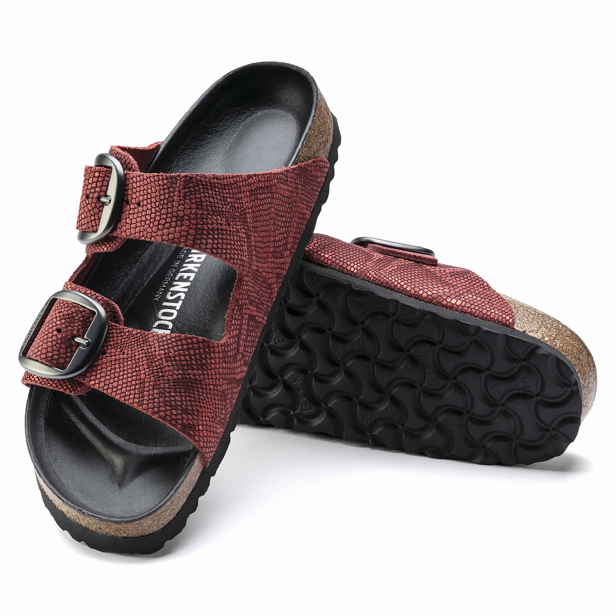Arizona Big Buckle Suede Leather Size