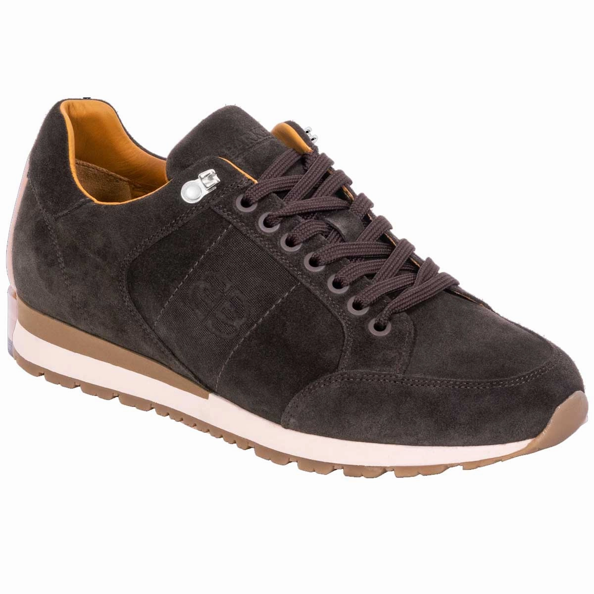 Cheap Casual Athletic Shoes BARKER Seb Sneakers - Mens - Dark Brown Suede