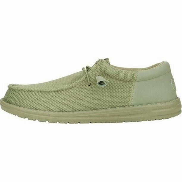 Hey Dude Wally Funk Mono Men's Olive Green Slip-On Casual Shoes Casual Shoe With Arch Support