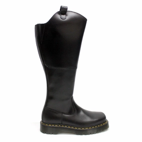 Lindsay Plate Knee High Boot Dr. Martens Amaayah Hi Leather Women's Knee High Boots