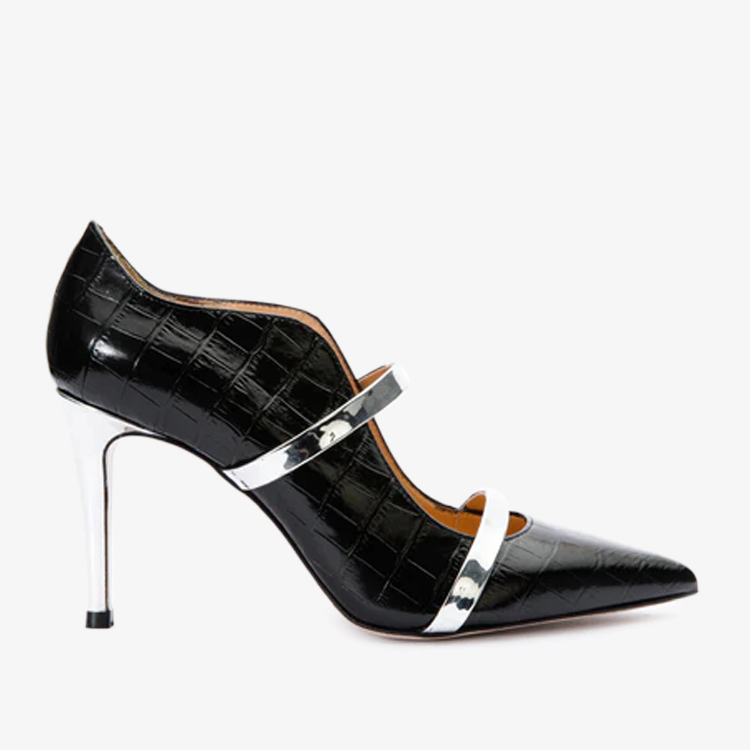 High Heels With Ankle The Annapolis Black Patent Leather Pump Women Shoe