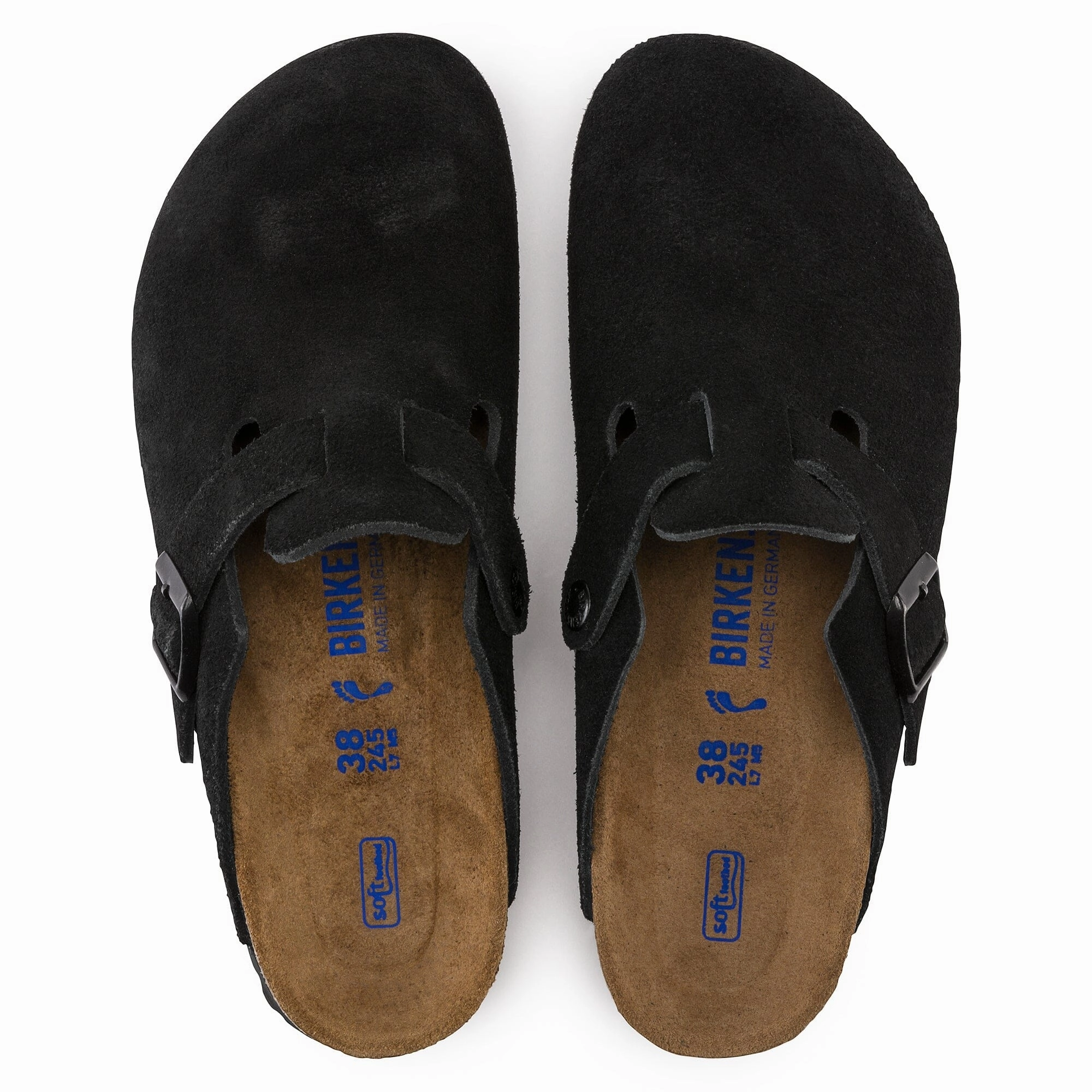 Birkenstock Mayari BIRKENSTOCK BOSTON SOFT FOOTBED SUEDE UNISEX MEDIUM AND WIDE