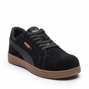 Puma Butterfly Shoes Iconic Suede Gum Low Composite Toe Safety Shoes 640323 - Limited Sizing