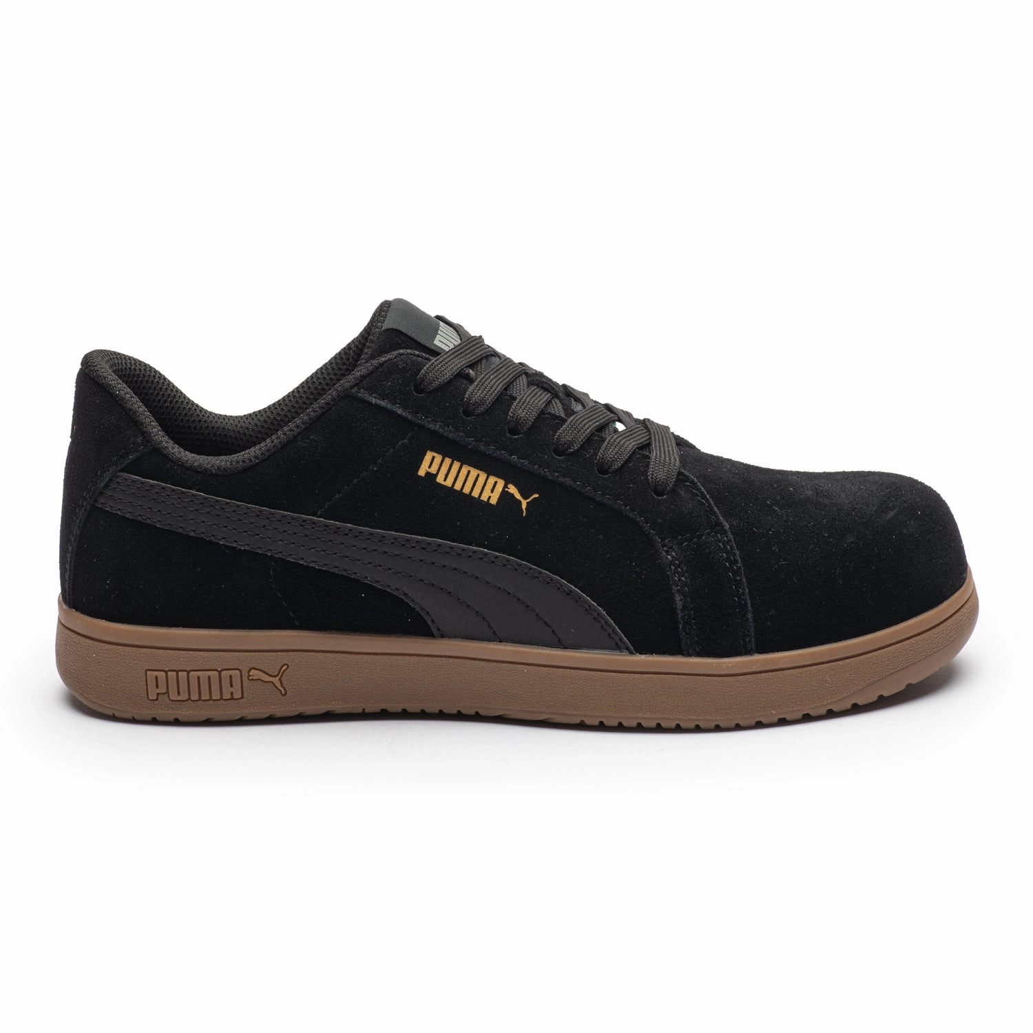 Iconic Suede Gum Low Composite Toe Safety Shoes 640323 - Limited Sizing Puma Shoes With Sock