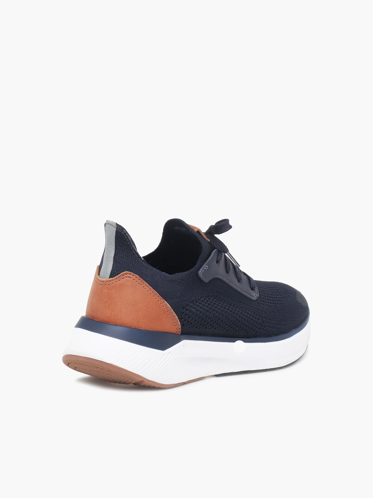 Flats Shoe Carnival Miles Knit Laceup Navy Knit