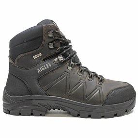 Wearing In Hiking Boots Aigle Klippe Full Grain Leather Men's Ankle Hiking Boots