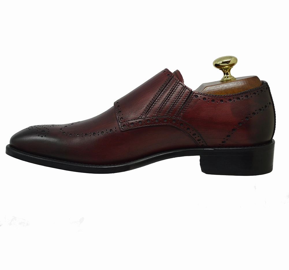 Toscana 8863 Double Monk Strap Dress Shoes Walking Shoes Casual