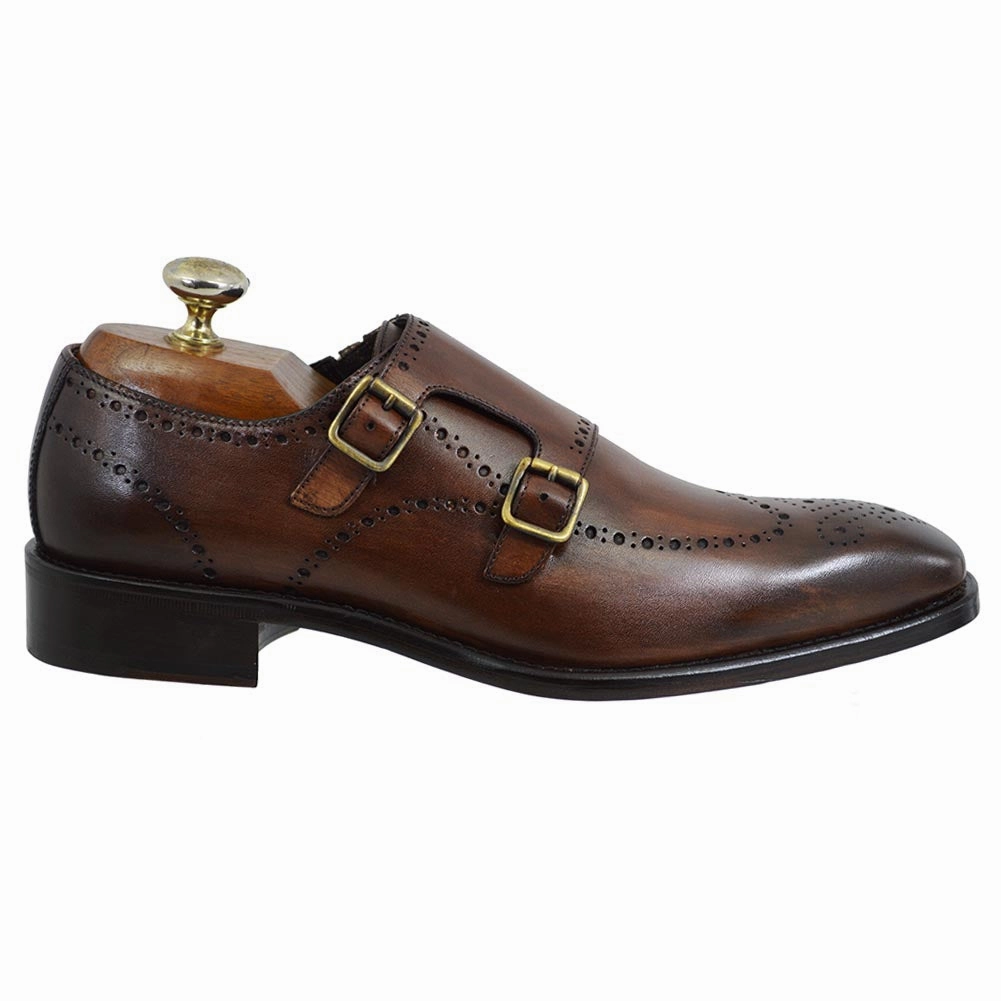 Toscana 8863 Double Monk Strap Dress Shoes Og Casual Shoes