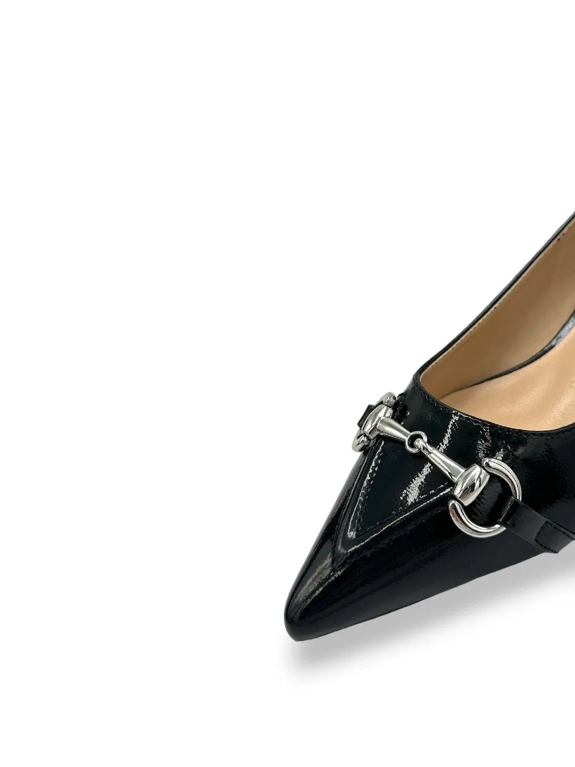 Dona Horsebit Detailed Kitten Heels High Heel Wholesale