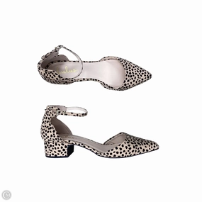 Shoes Heels Kitten By Lulus In Animal Print, Size: 9 High Heel Vintage