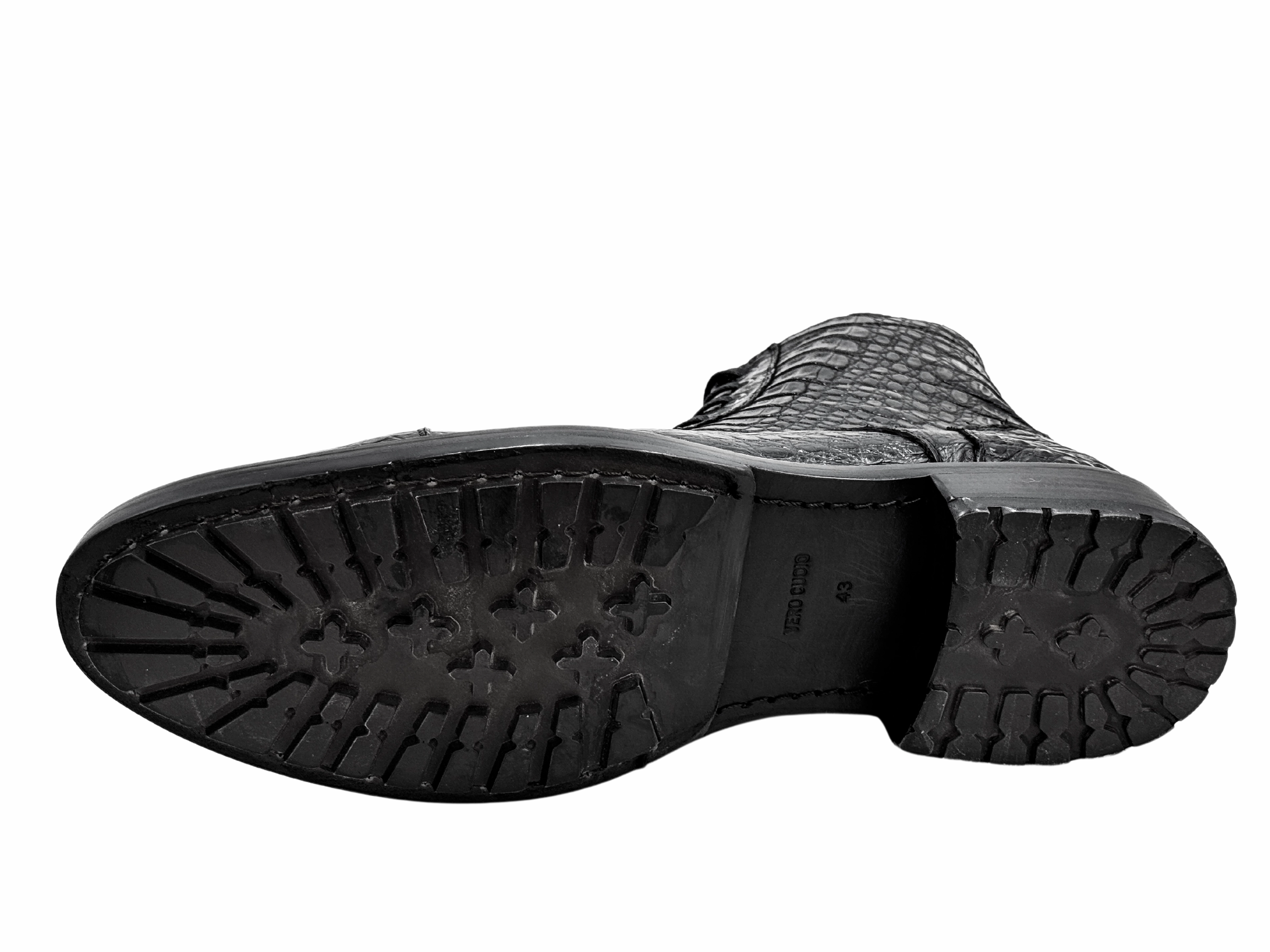 BLACK CROCODILE COMBAT Emelie Conquest Combat Boots