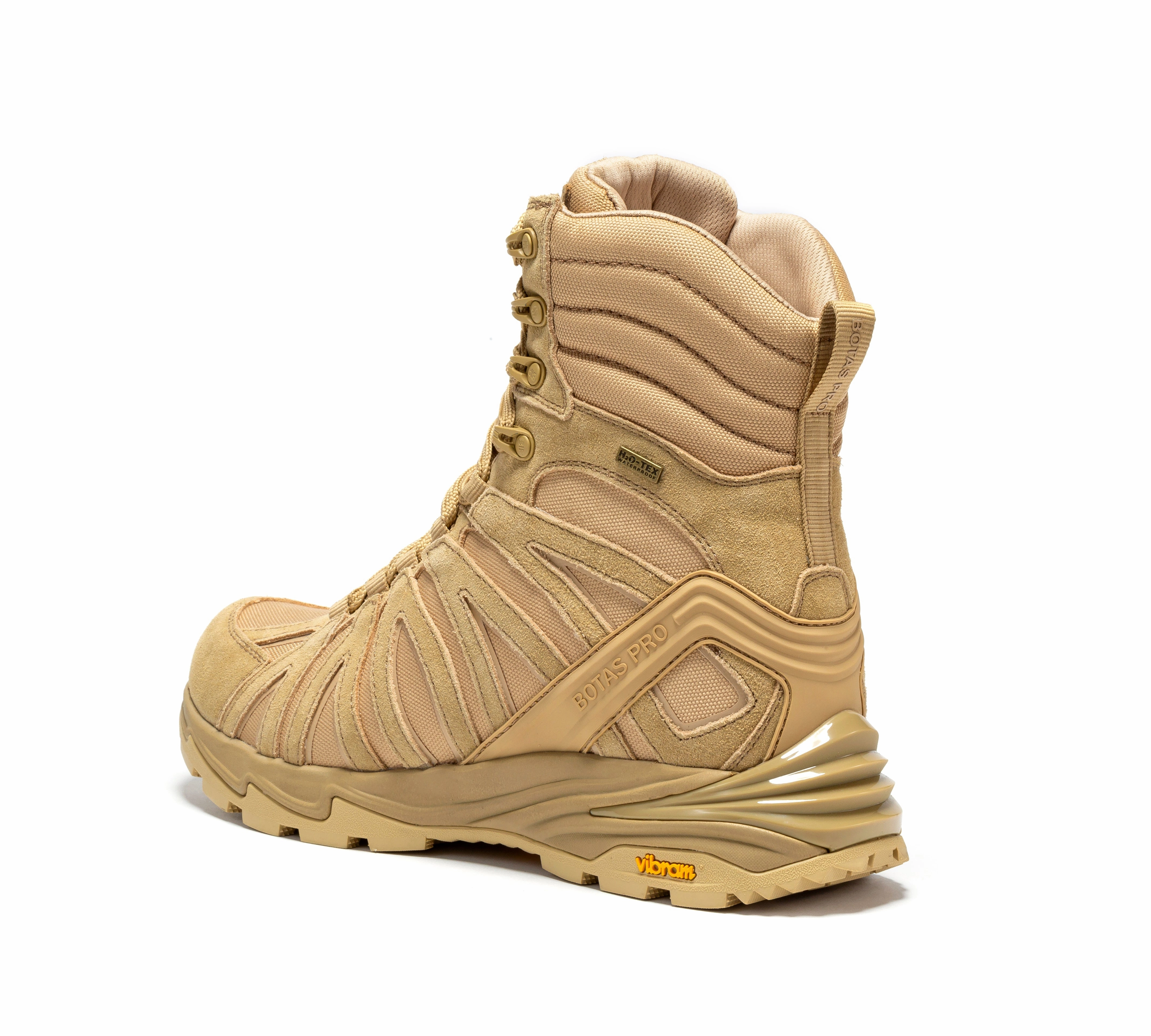Smelly Hiking Boots Botas Pro Sand 8 Inch Waterproof Tactical Boots with VIBRAM Traction Lug Outsole  BP22820