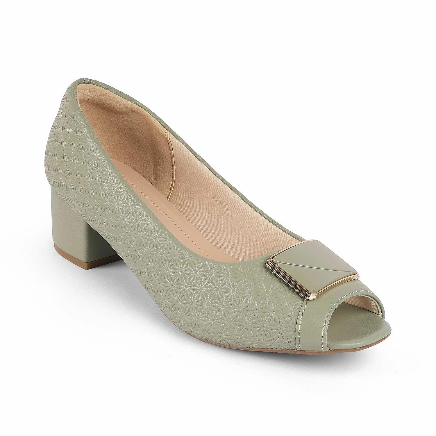 High Heels Men Tresmode Treroy Green Women's Peep-toe Heels