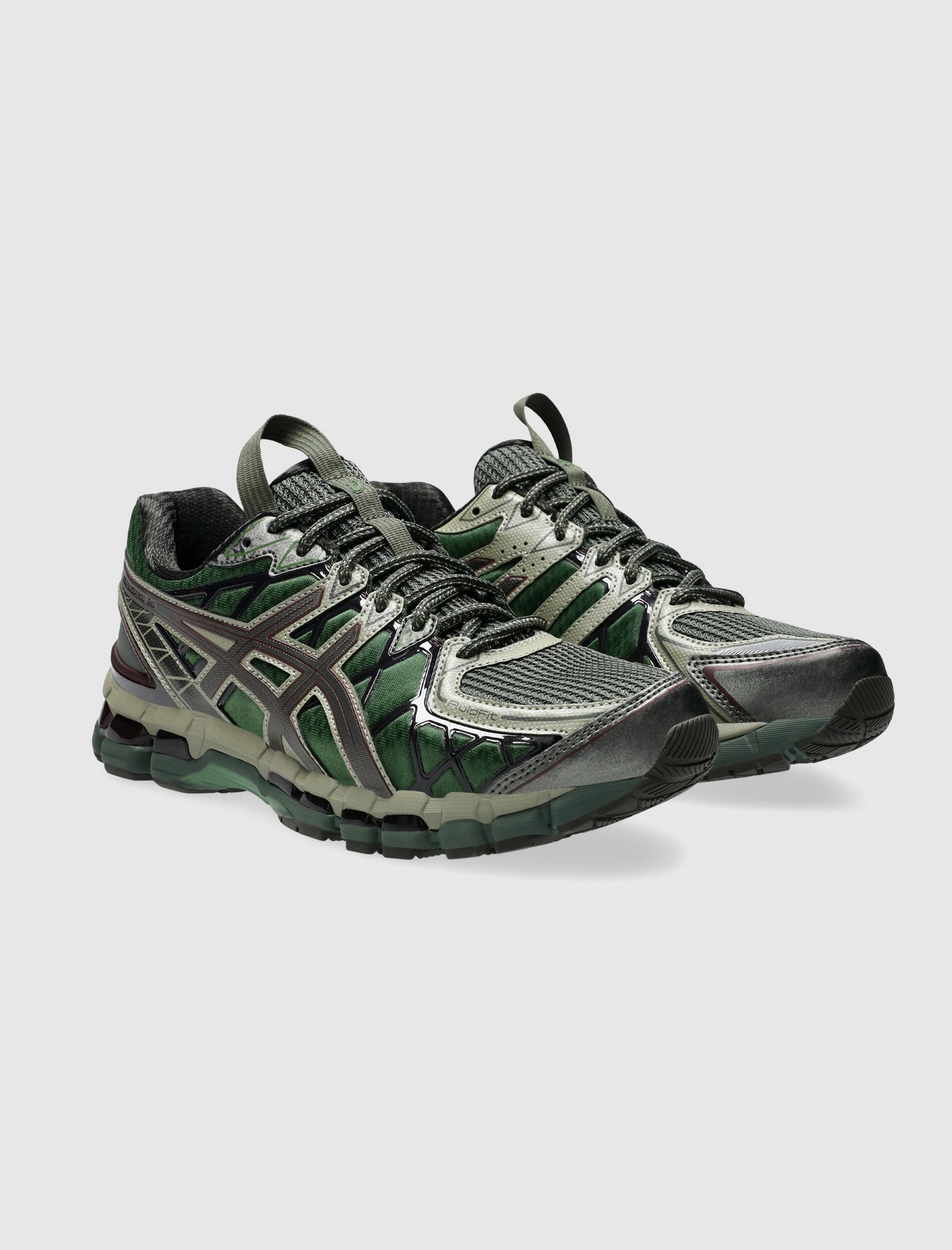 Asics Breathable Shoes UB10-GEL-KAYANO 20 "MOSS/ GUNMETAL"