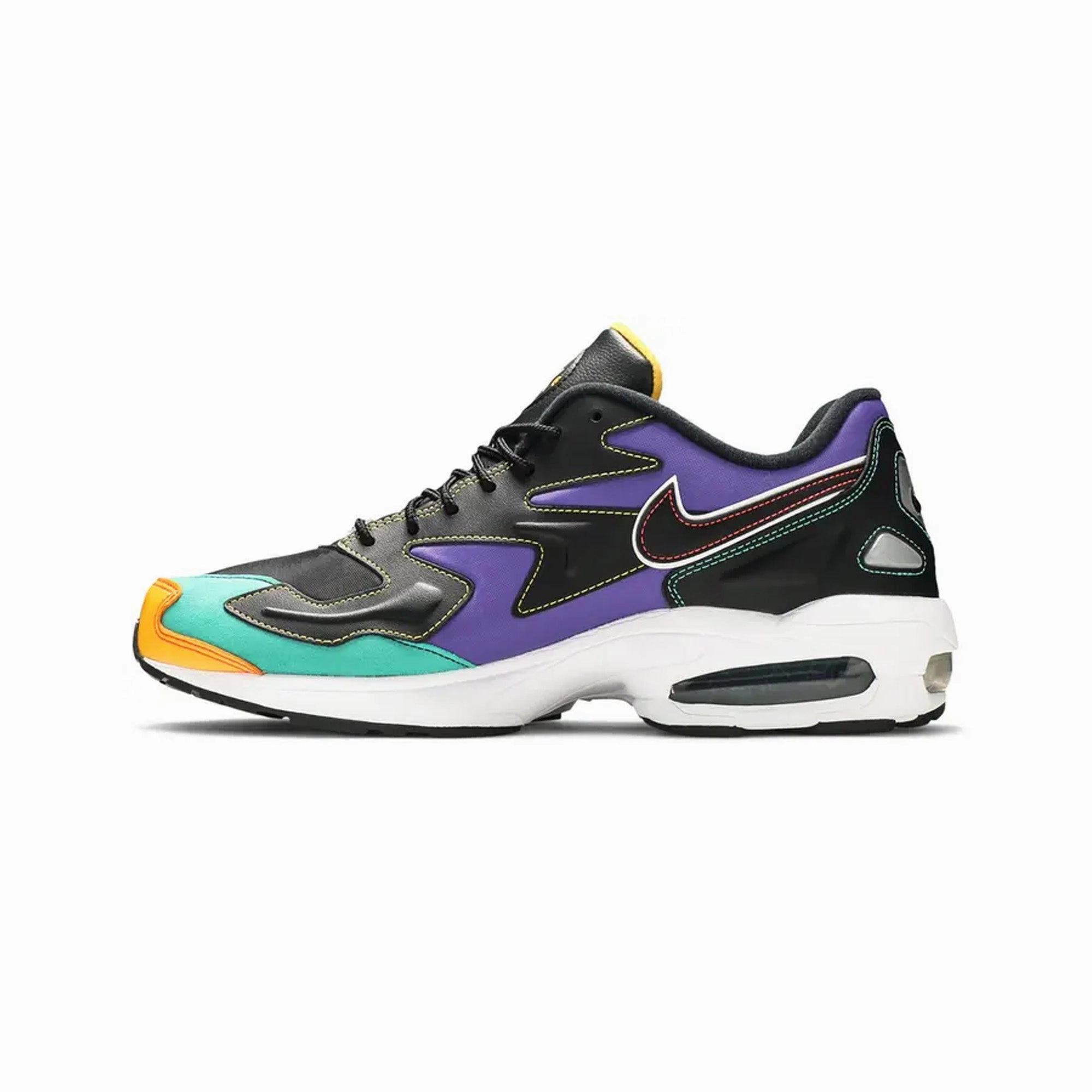 Air Max 2 Light 'Black Contrast Stitching' (2021) Nike Running Shoes Track