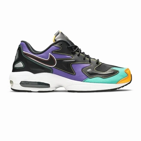 Air Max 2 Light 'Black Contrast Stitching' (2021) Nike Clearance Tennis Shoes