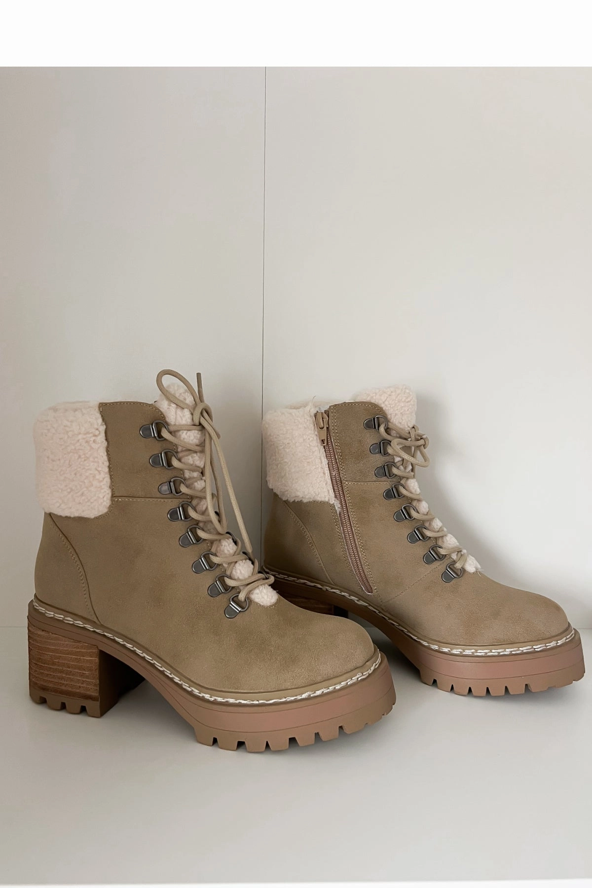 MIA Tiler Sand Combat Boots - FINAL SALE Synthetic Leather Combat Boots