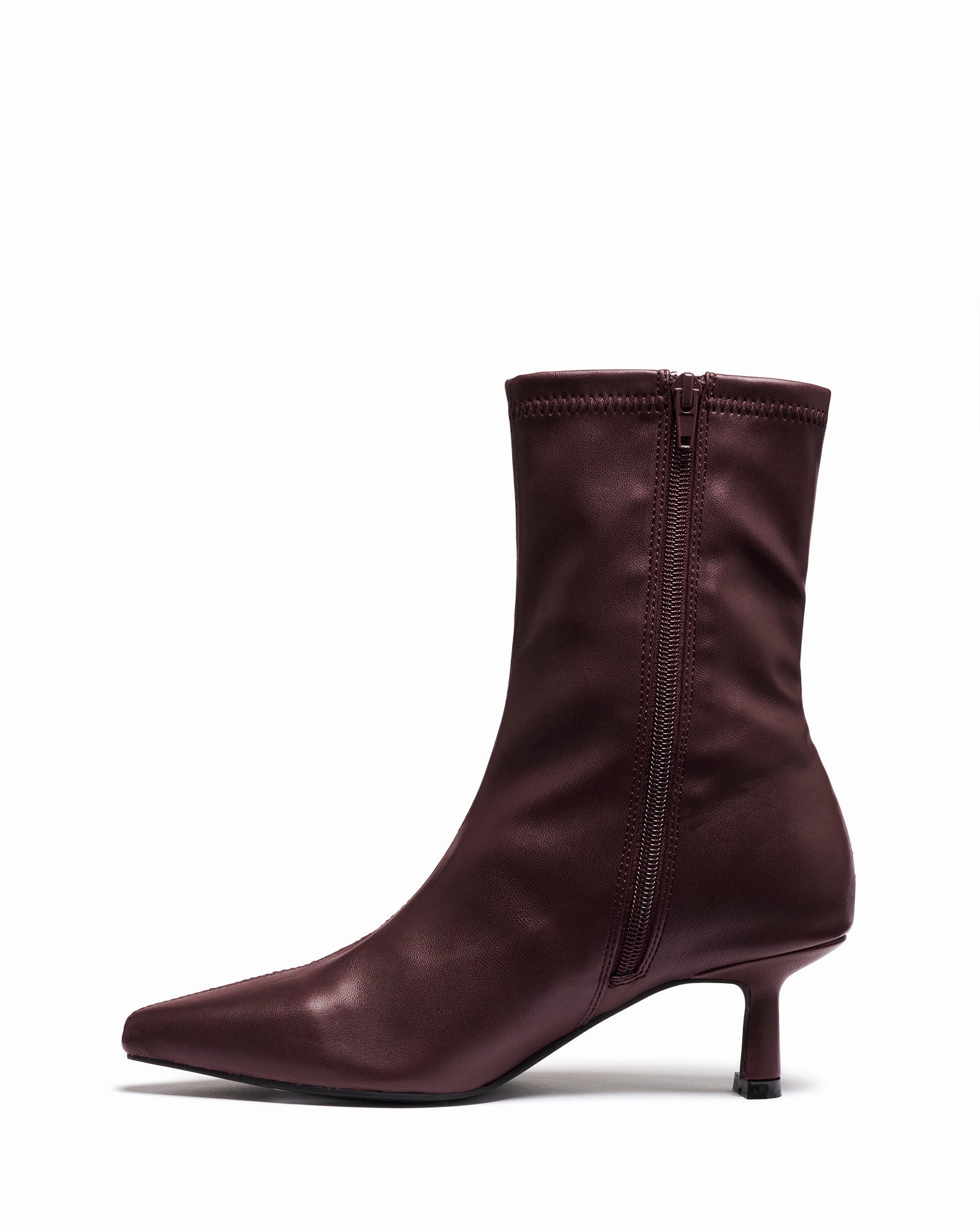 Reverse High Heel Shoes Keeley Ankle Boot Bordeaux