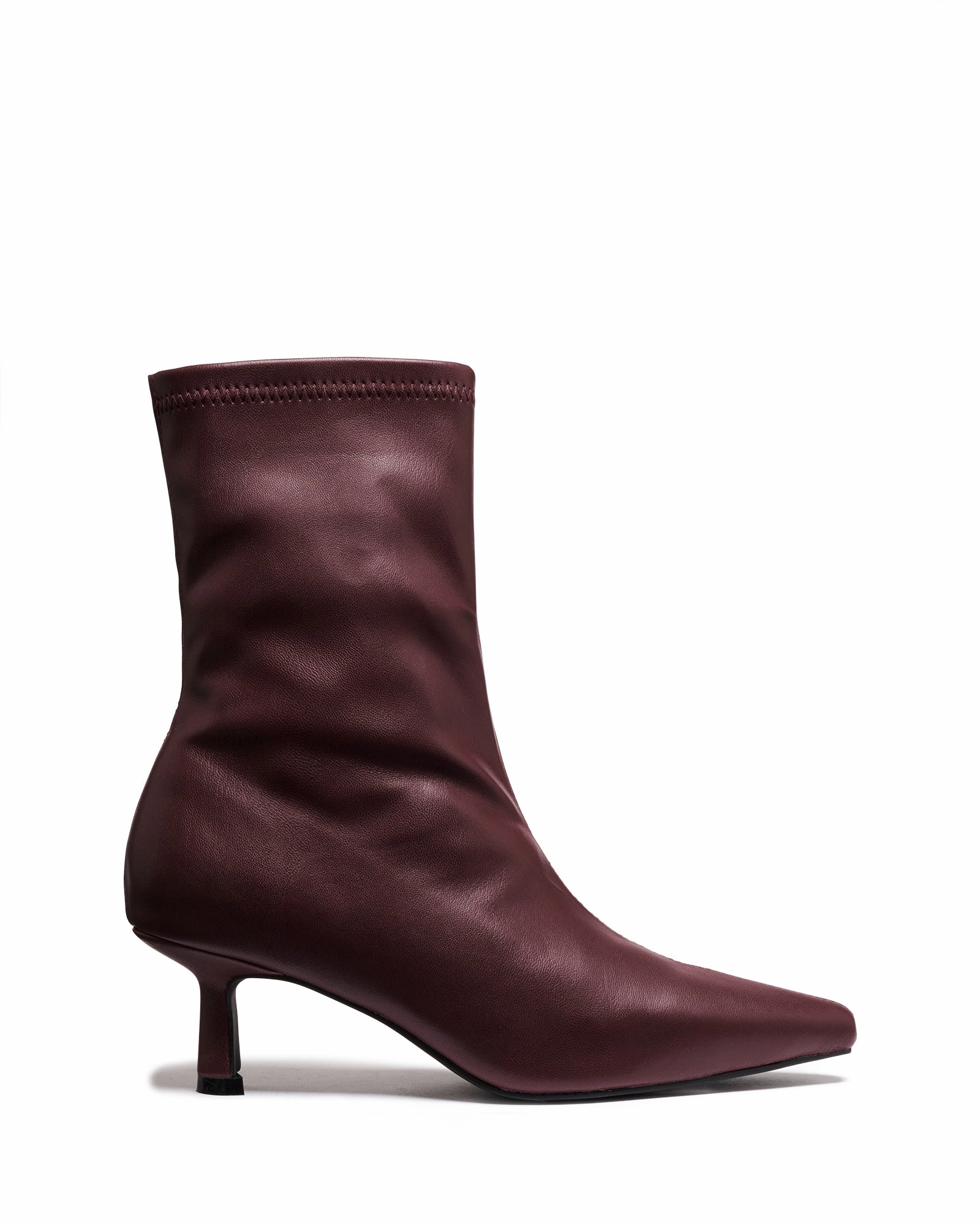 Mermaid High Heels Keeley Ankle Boot Bordeaux