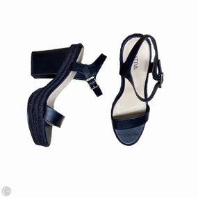 Shoes Heels Platform By Just Fab In Black, Size: 9.5 Military Boots Heel