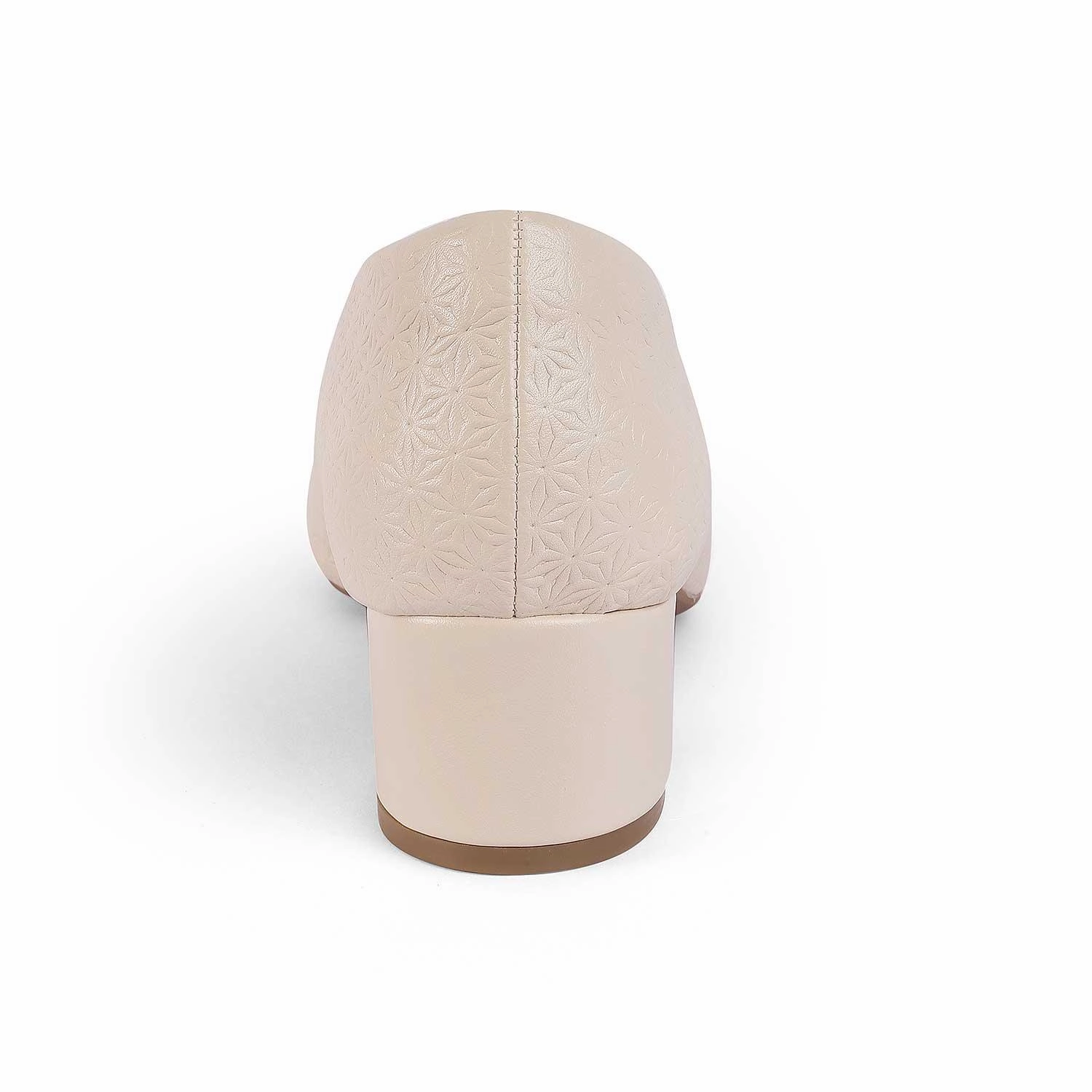 Tresmode Treroy Beige Women's Peep-toe Heels Designer High Heels