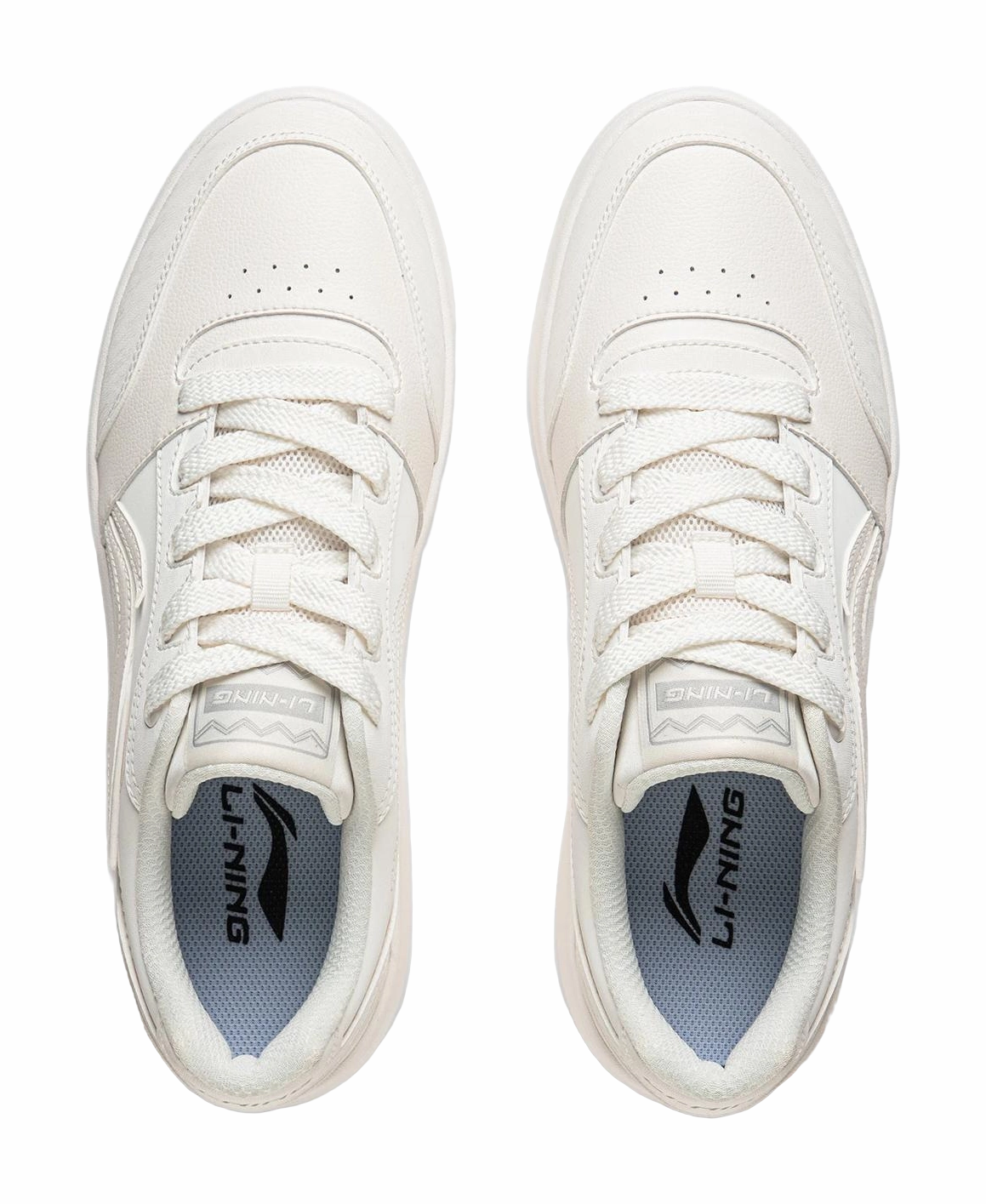 LiNing Yuanbao V3 Anti Slip Wear Resistant Low Top Skateboard Shoes Men's Mist White Gore-tex Casual Shoes