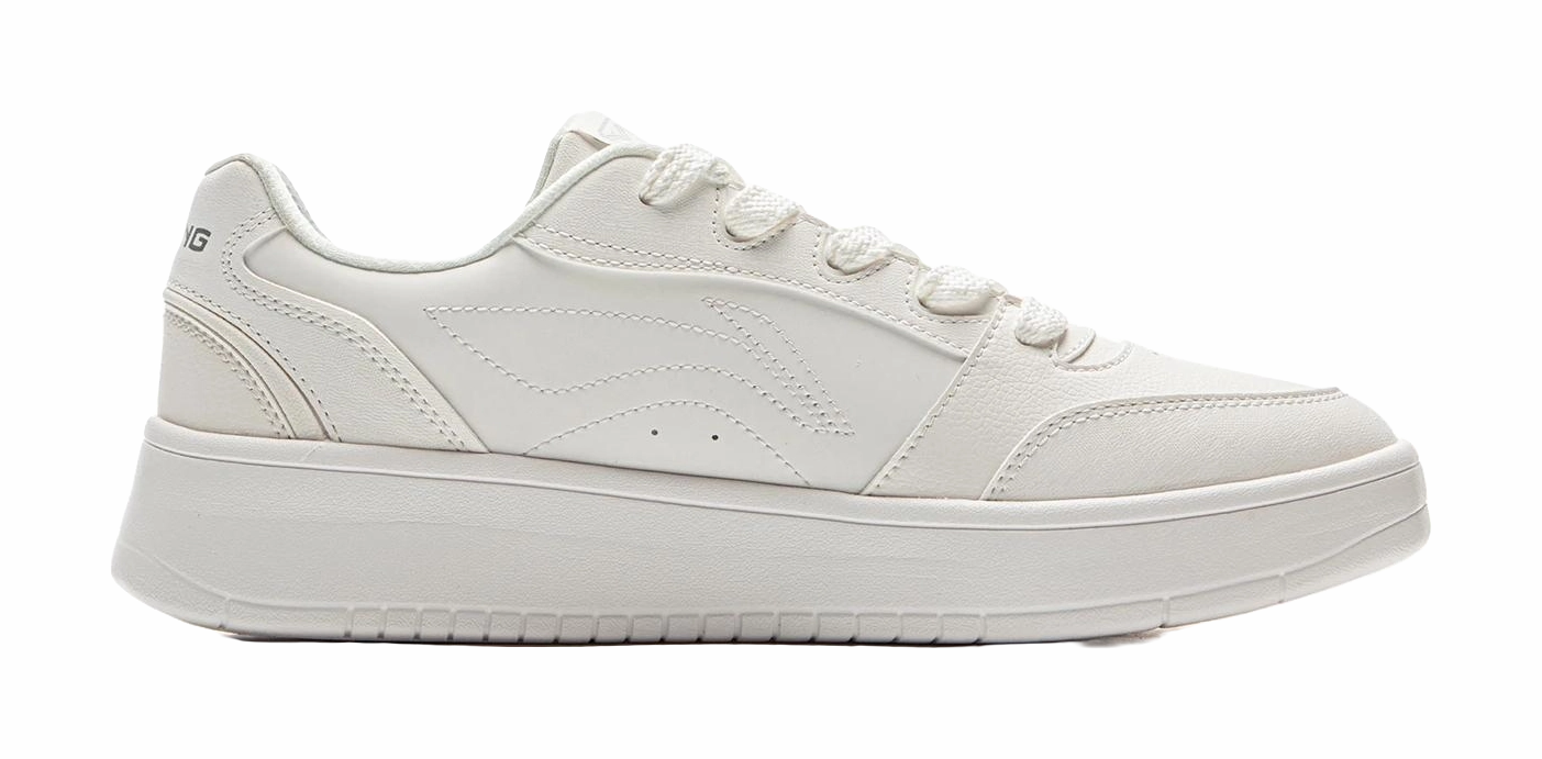 LiNing Yuanbao V3 Anti Slip Wear Resistant Low Top Skateboard Shoes Men's Mist White Toddler New Balance Casual Shoes