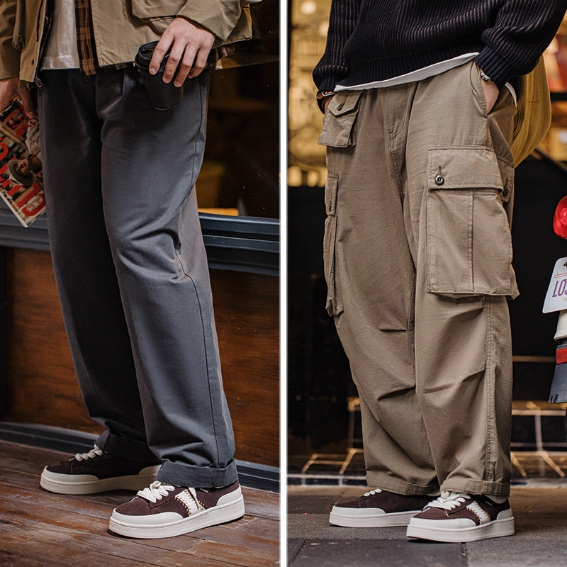 Men's Fashion Patchwork Suede Flat Casual Sneakers Closed Toe Flat Shoes