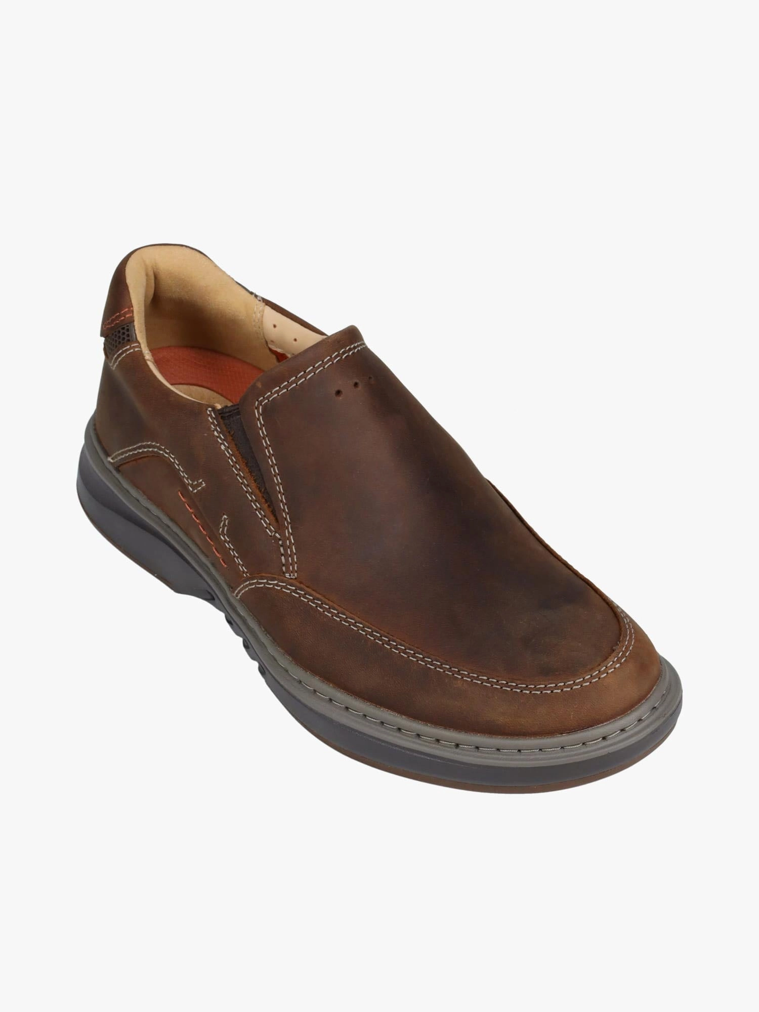 Un Briley Step Beeswax Leather Sustainable Flats Shoes