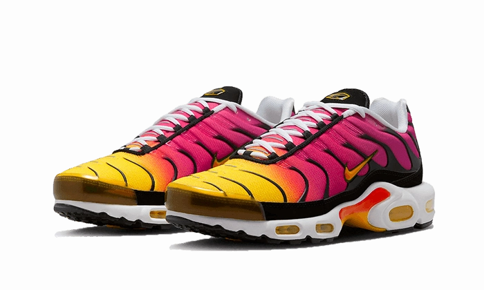 Air Max Plus Yellow Pink Gradient Nike First Running Shoe