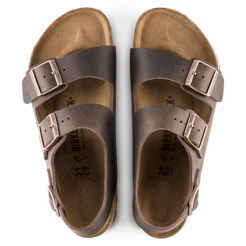 Buckley Birkenstock Milano (Unisex) - Habana Oiled Leather