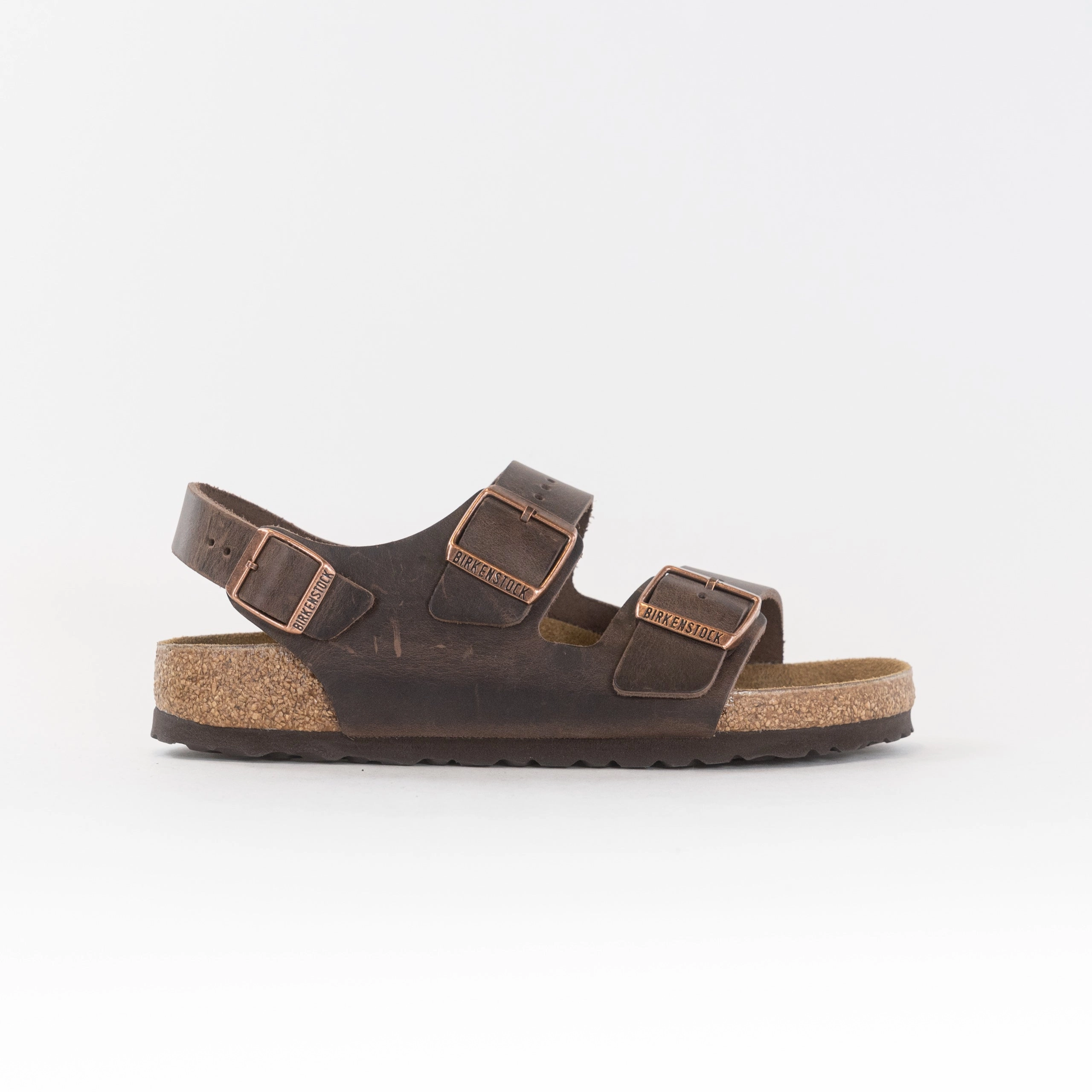 Papillio Platform Birkenstock Milano (Unisex) - Habana Oiled Leather