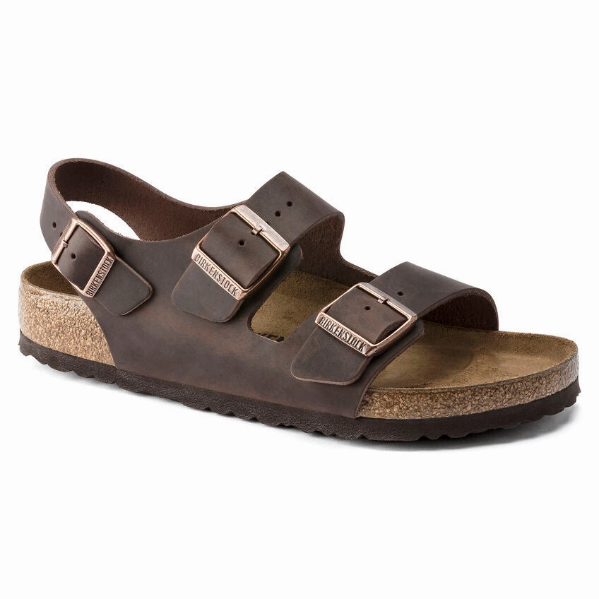 Birkenstock Milano (Unisex) - Habana Oiled Leather Smell