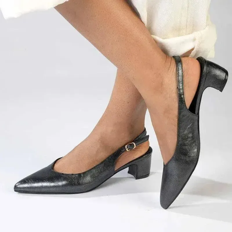 High Heel Sneaker Boots Pierre Cardin Filipa Slingback Heels - Black