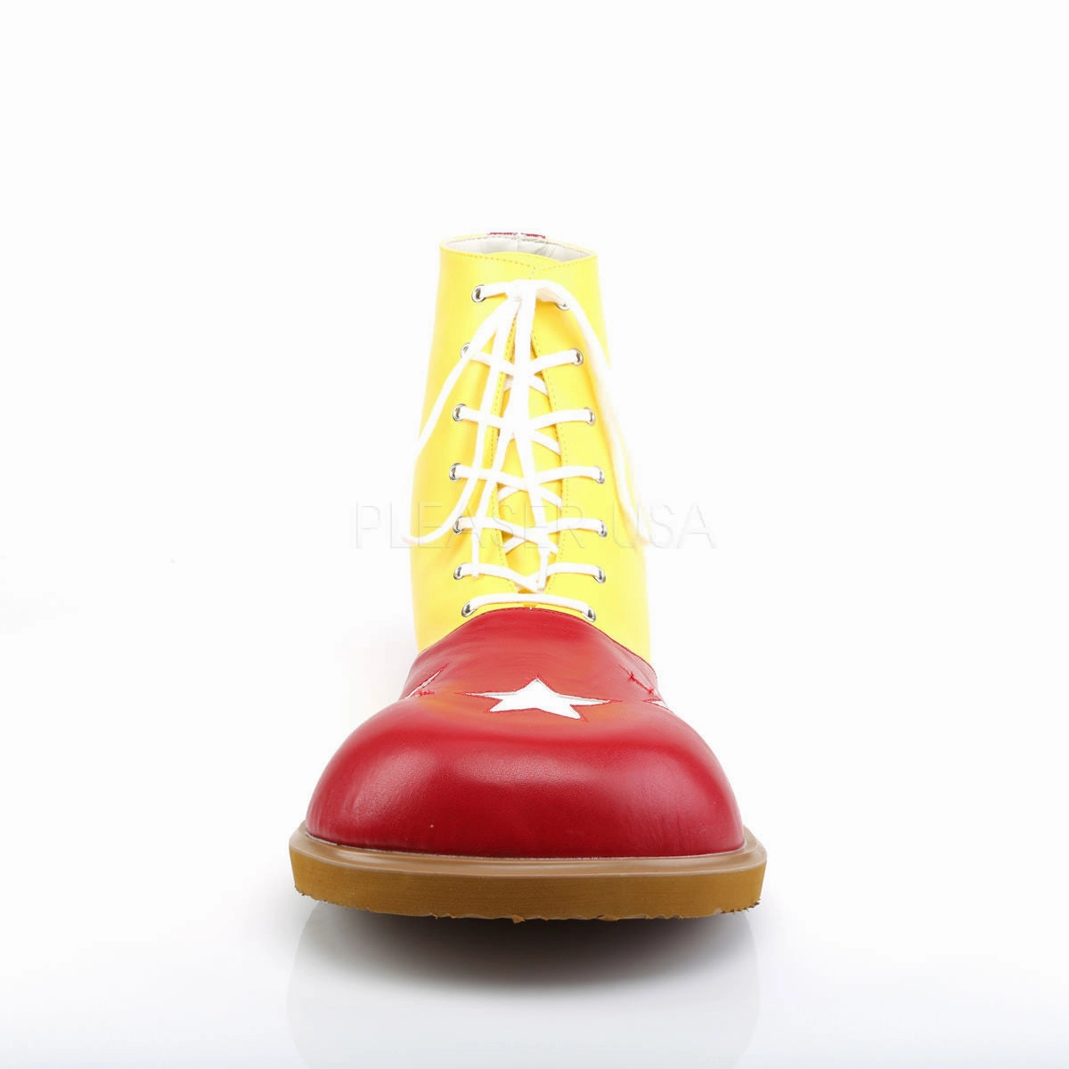 FUNTASMA CLOWN-02 Yellow-Red Pu Clown Shoes Country Casuals Discount Shoes Asheville