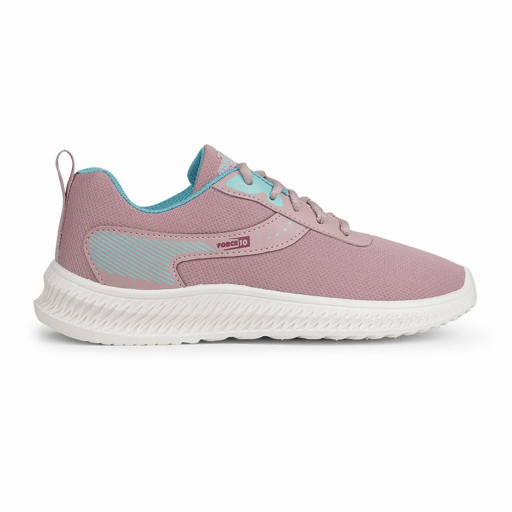 Comfortable And Stylish Walking Shoes Force 10 Sports Peach Walking Shoes For Women OSLO-20E By Liberty