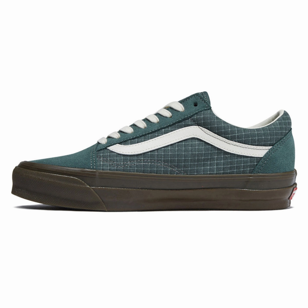 Vans Old Skool MTE Shoes - Washed Ripstop Dark Forest Trail Running Shoes Max Cushion